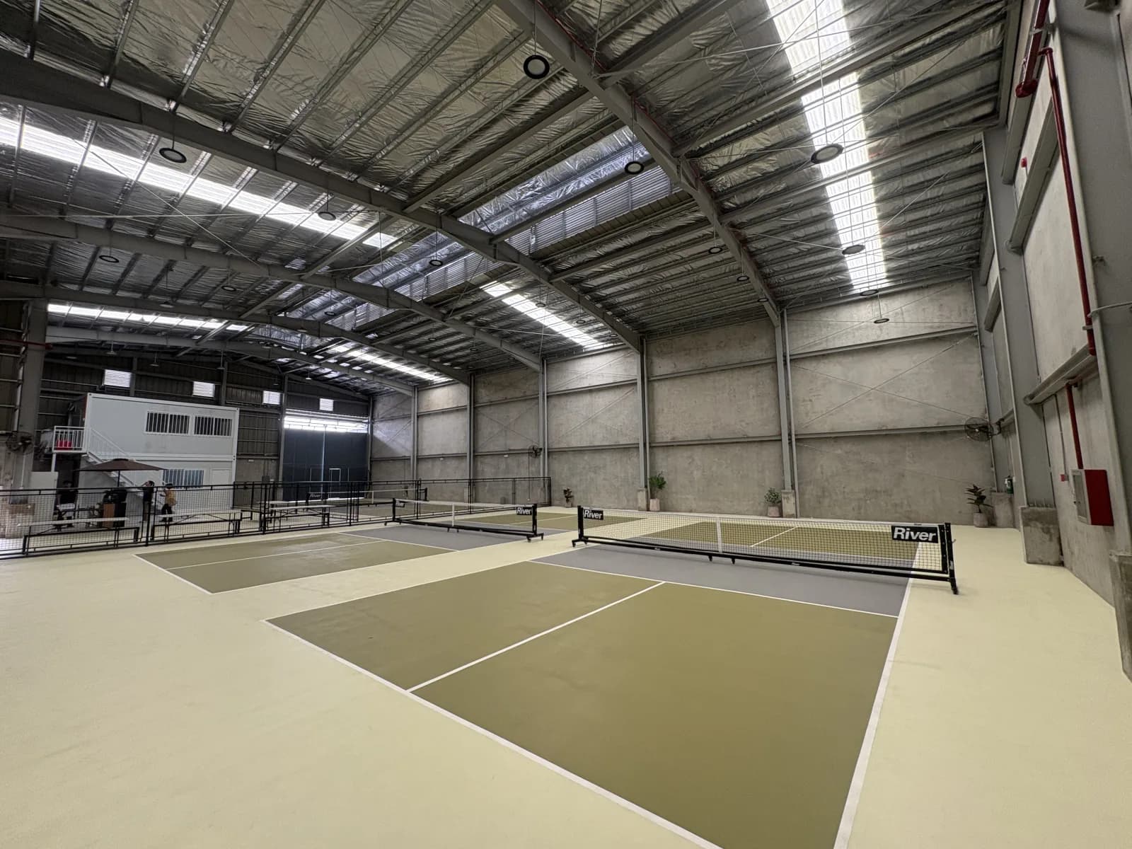 Indoor pickleball courts at Paddle Power Talisay